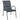 Set mobilier de exterior, 5 piese, negru, oțel