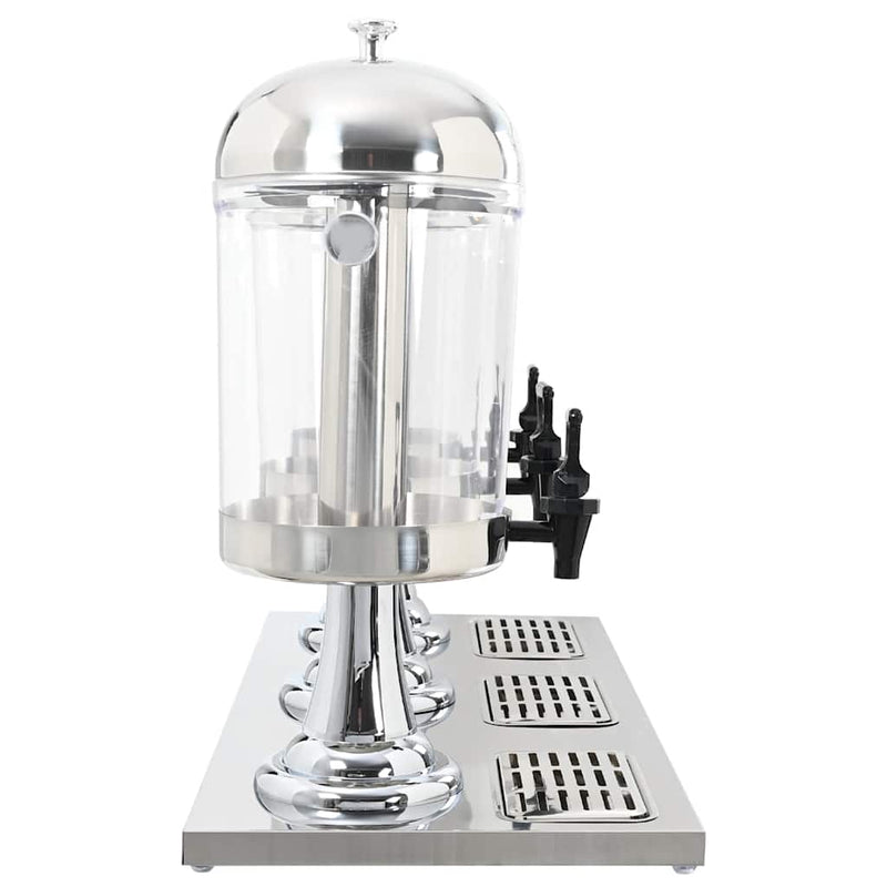 Dozator triplu de suc, oțel inoxidabil, 3 x 8 L