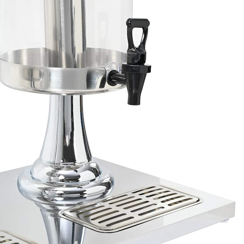 Dozator triplu de suc, oțel inoxidabil, 3 x 8 L