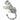 Tigru de jucărie din pluș, XXL, alb