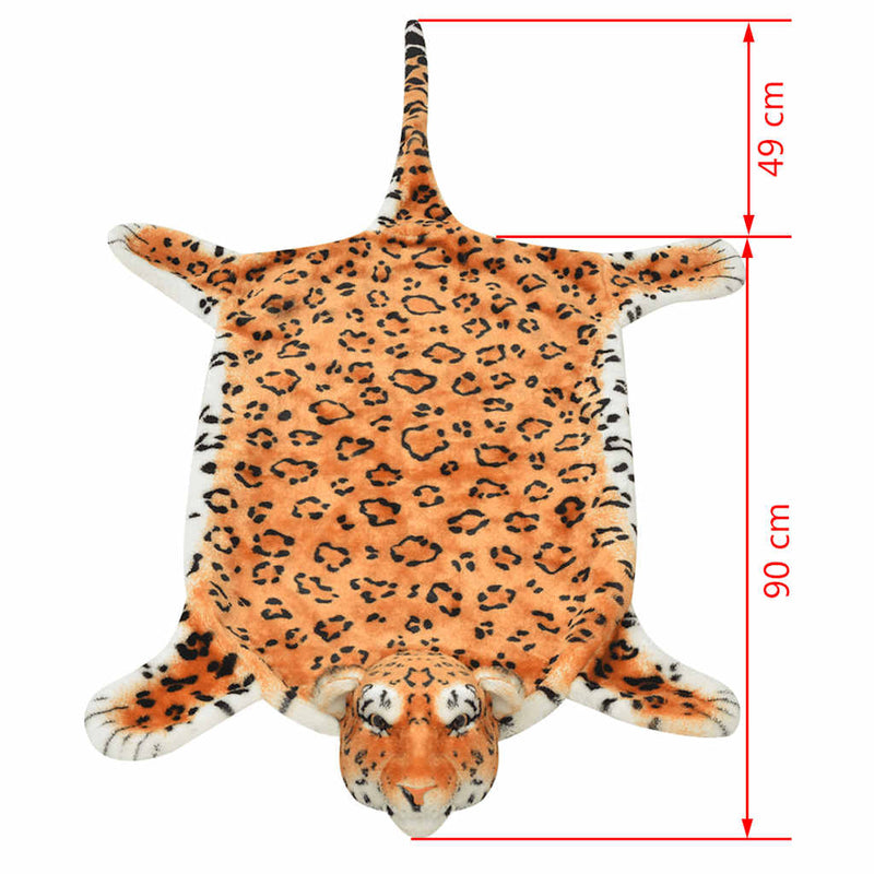 Covor cu model leopard 139 cm Pluș Maro