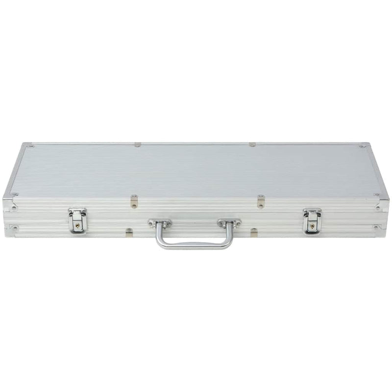 Set de poker cu 500 de jetoane din aluminiu