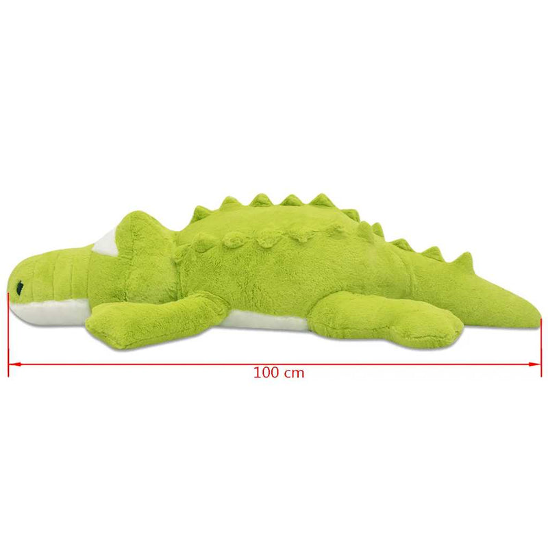 Crocodil de pluș de jucărie XXL, 100 cm