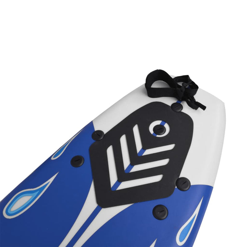 Placă de surf 170 cm, albastru
