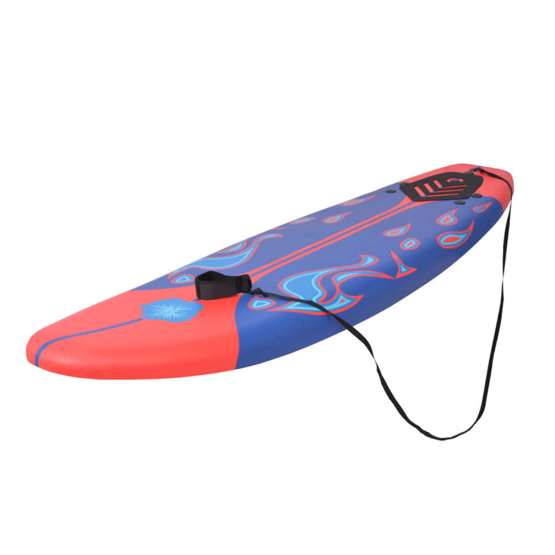 Placă de surf, albastru și roșu, 170 cm