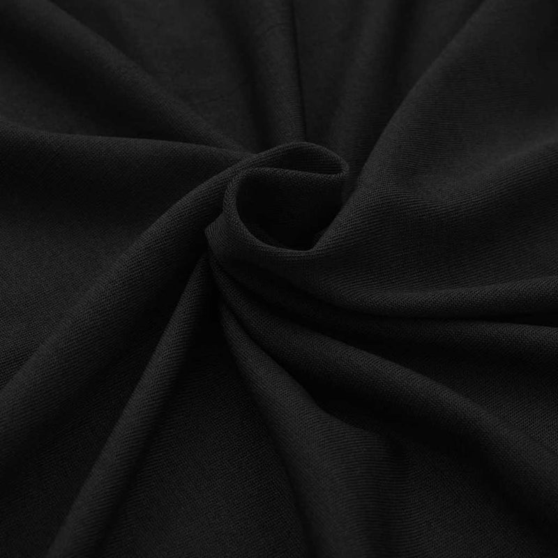 Huse elastice pentru masă, 120 x 60,5 x 74 cm, 2 buc, negru