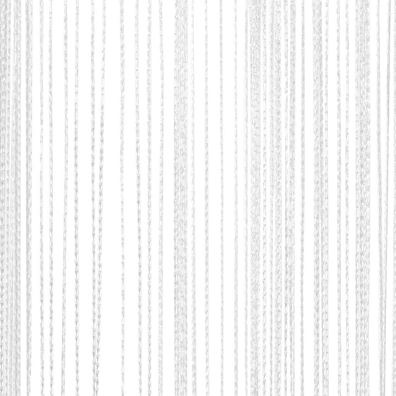 Draperii franjuri, 2 buc., 100 x 250 cm, alb