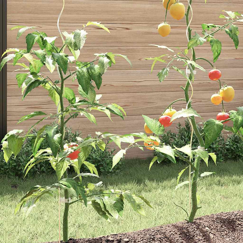 Spirale pentru suport plante, 5 buc., 110 cm, oțel galvanizat