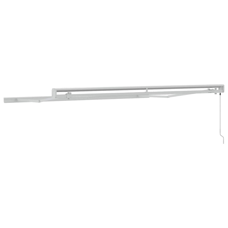 Cadru de copertină Alb 300 x 250 cm Aluminiu