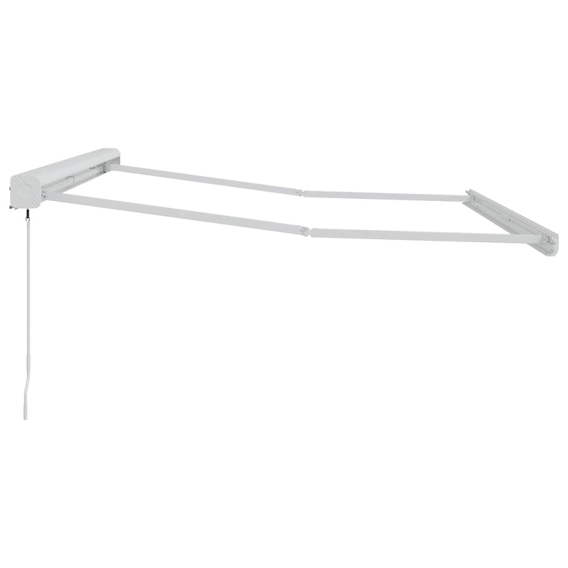 Cadru de copertină Alb 300 x 250 cm Aluminiu