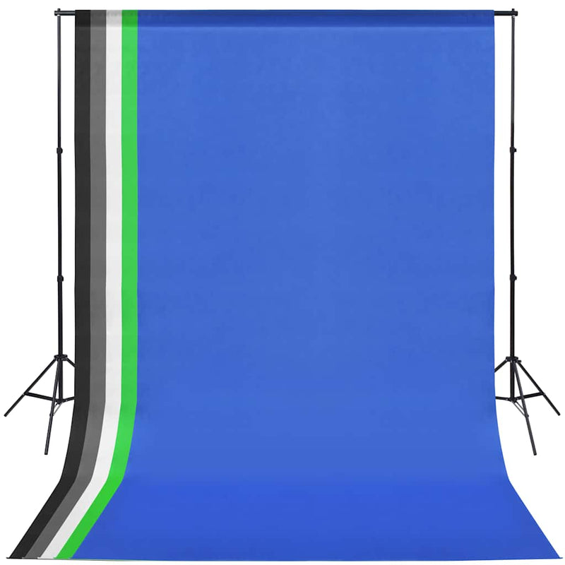 Kit studio foto: 5 fundaluri colorate și 2 softbox-uri