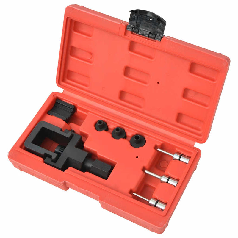 Set scule extragere & nituire lanț de motocicletă, 8 piese