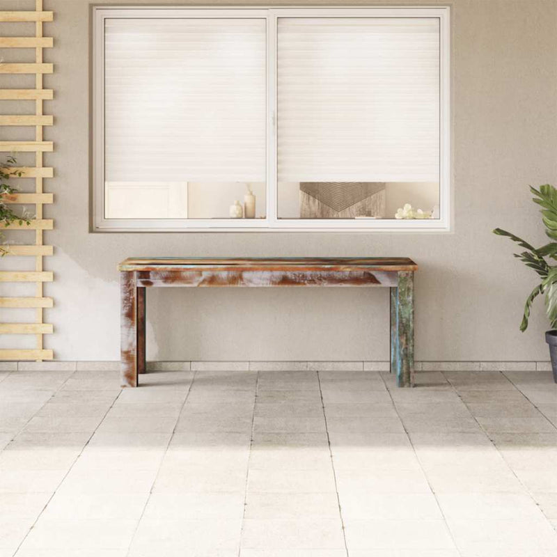 Bancă, 110 x 35 x 45 cm, lemn masiv reciclat