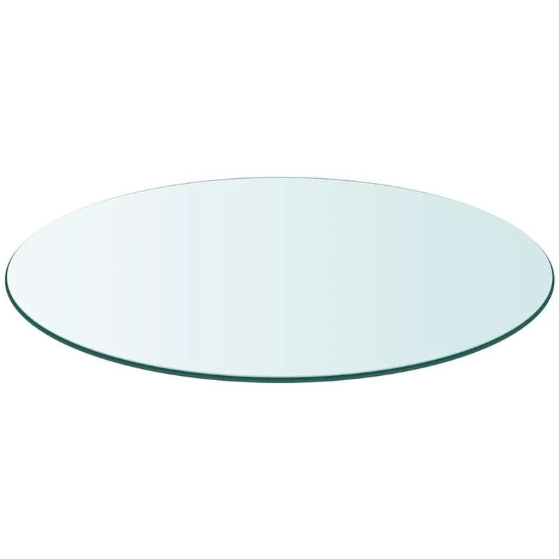 Blat masă din sticlă securizată, rotund, 600 mm
