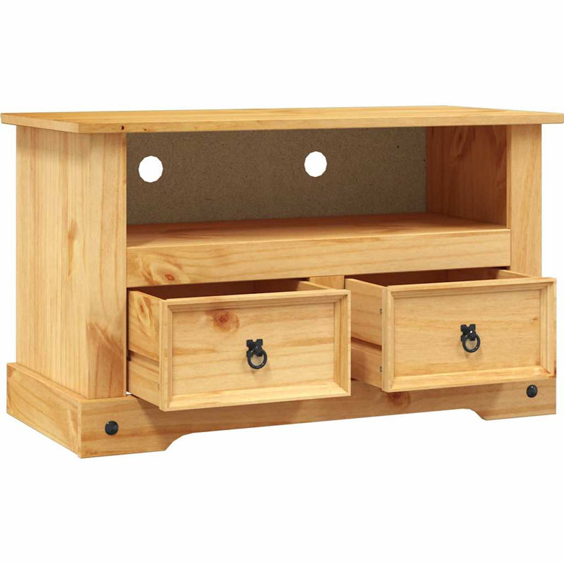 Comodă TV stil Corona din pin mexican 91 x 43 x 56 cm