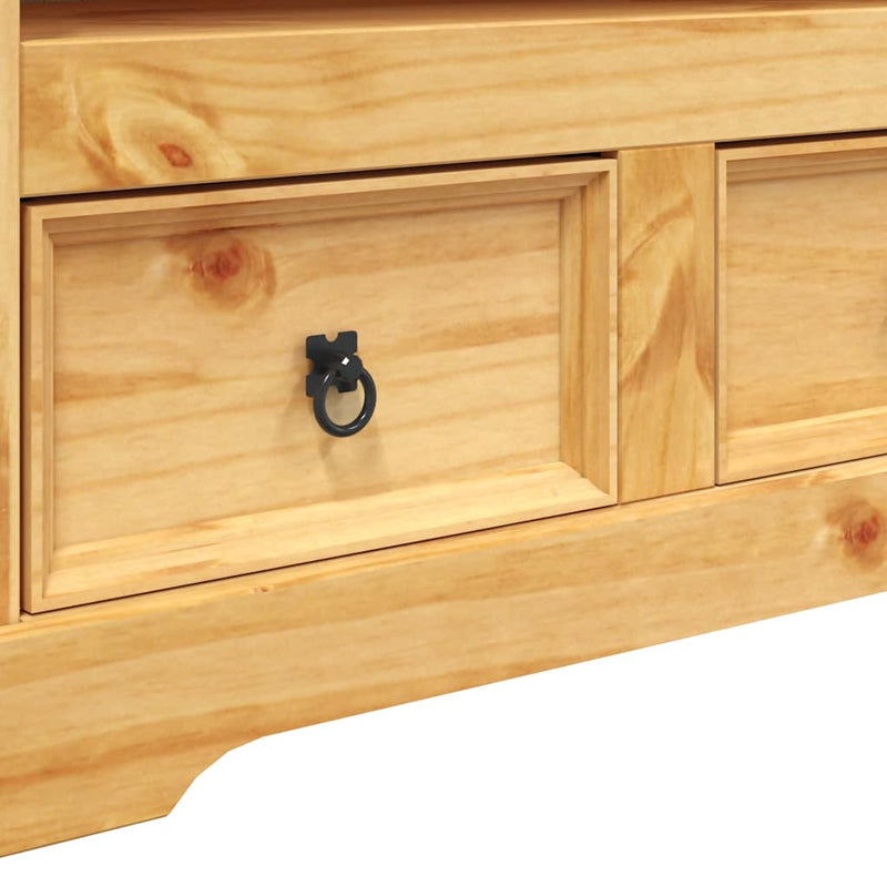 Comodă TV stil Corona din pin mexican 91 x 43 x 56 cm