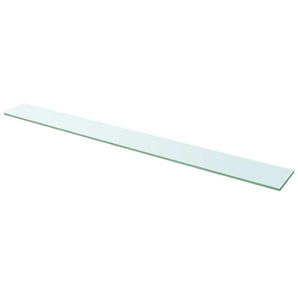 Raft din sticlă transparentă, 110 x 12 cm