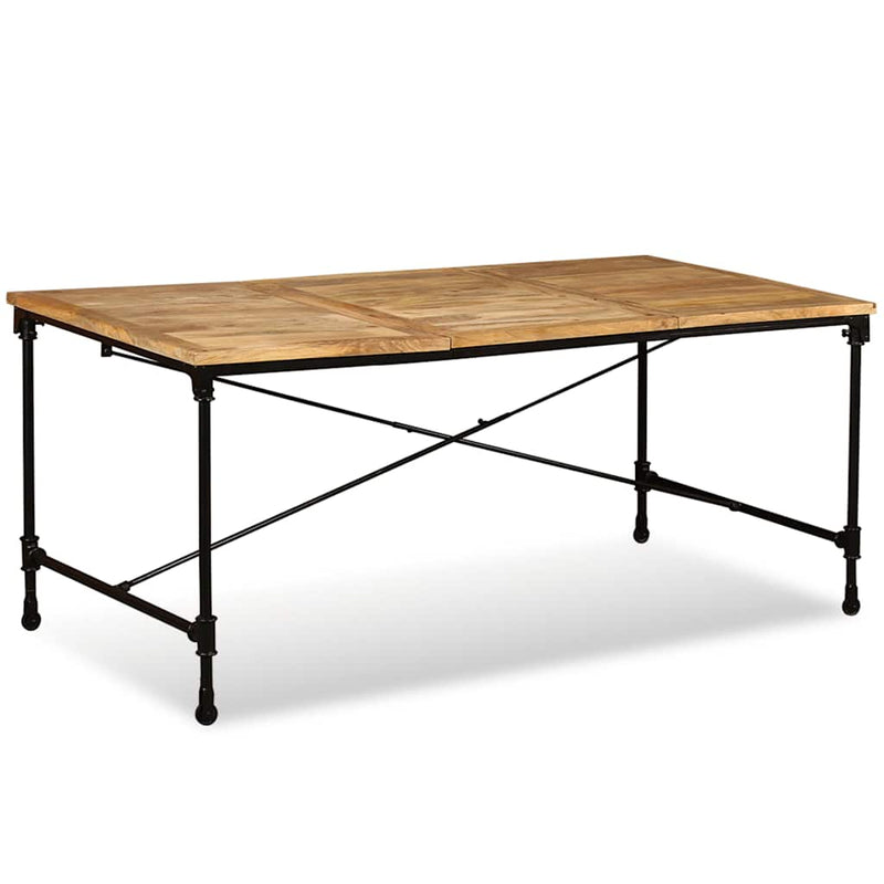 Masă de bucătărie, lemn masiv de mango, 180 cm