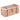 Set cufere de depozitare, 2 buc., lemn de acacia