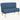 Canapea cu material textil, 117 x 55,5 x 77 cm, albastru