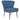 Scaun cocktail, albastru, material textil