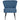 Scaun cocktail, albastru, material textil