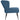Scaun cocktail, albastru, material textil