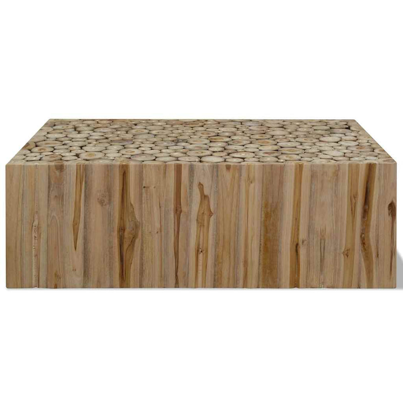 Măsuță de cafea, 90x50x30 cm, tec natural