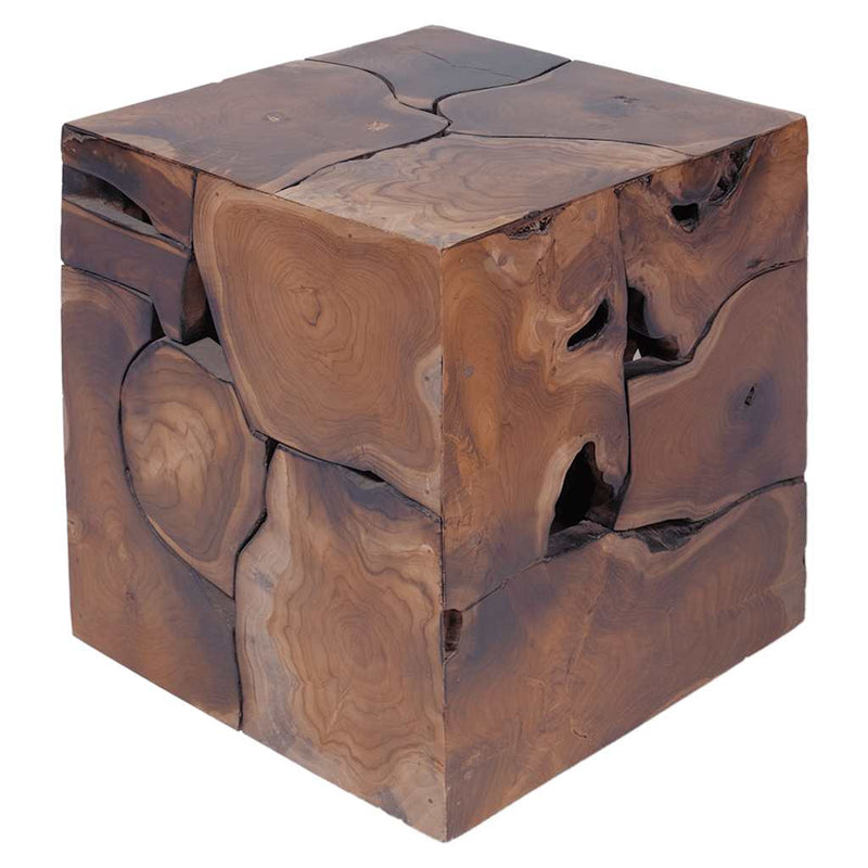 Taburete, 2 buc., Maro, 40x40x45 cm, lemn de tec masiv