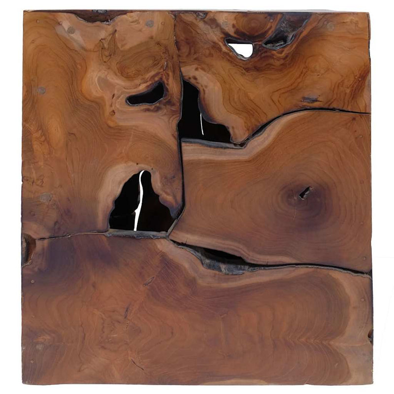 Taburete, 2 buc., Maro, 40x40x45 cm, lemn de tec masiv