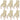 Scaune de sufragerie, 6 buc., crem, material textil