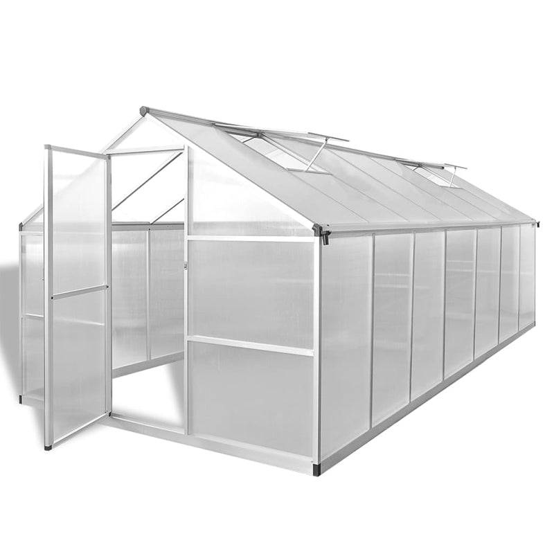 Seră, 10,53 m², aluminiu ranforsat