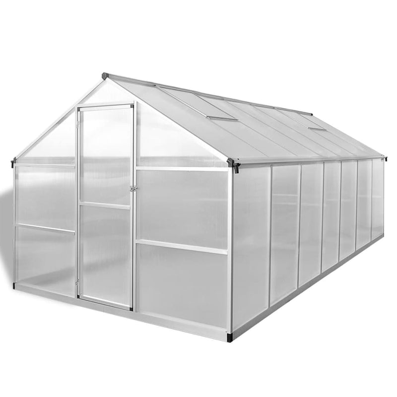 Seră, 10,53 m², aluminiu ranforsat