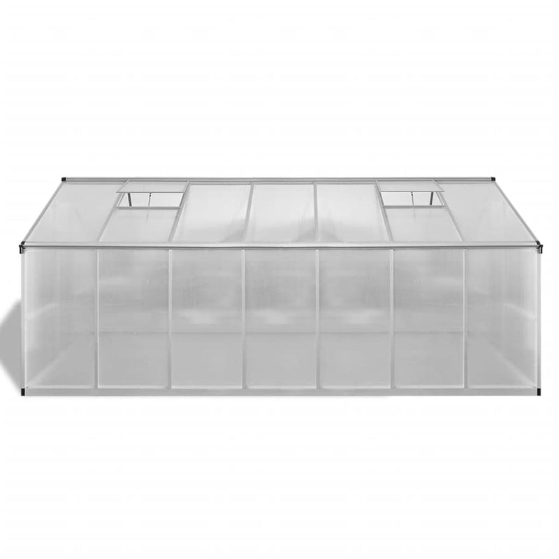Seră, 10,53 m², aluminiu ranforsat