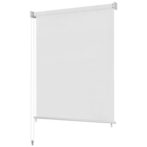 Jaluzea tip rulou de exterior 185 (l) x 230 (î) cm, alb