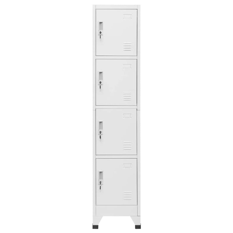 Dulap vestiar cu 4 compartimente 38x45x180 cm