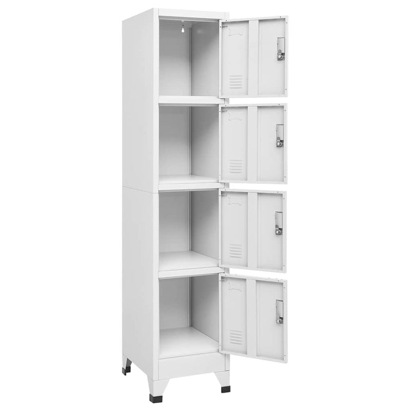 Dulap vestiar cu 4 compartimente 38x45x180 cm