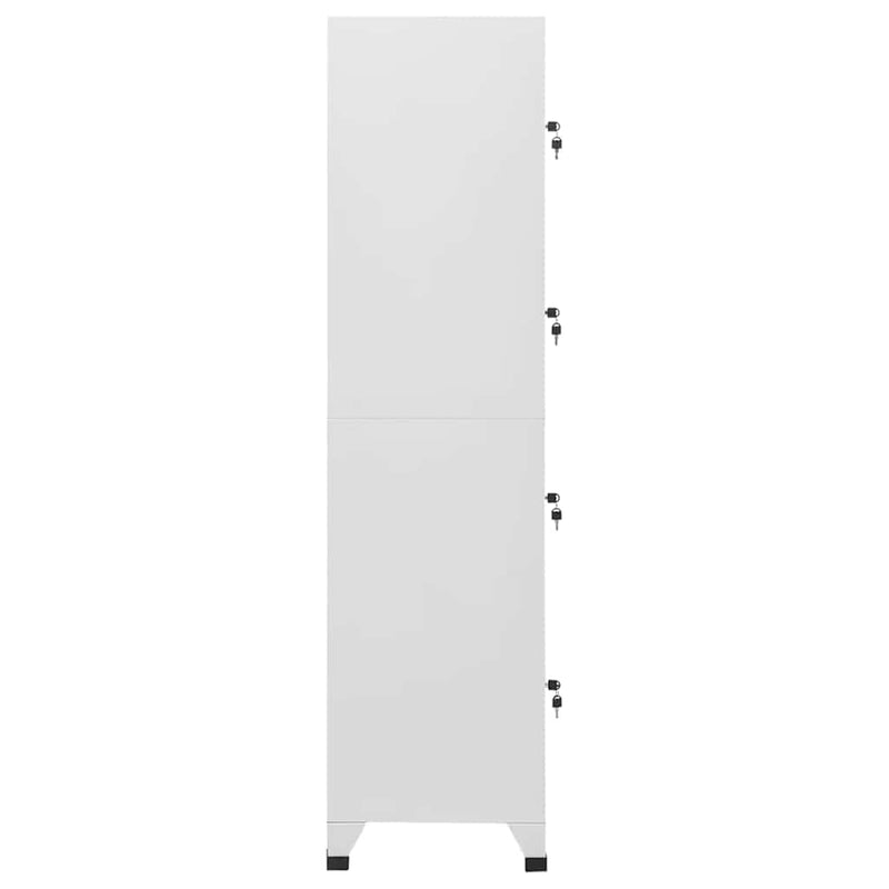 Dulap vestiar cu 4 compartimente 38x45x180 cm