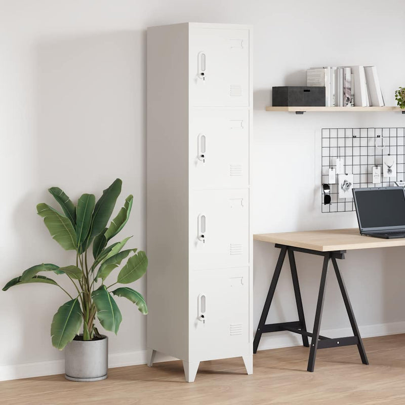 Dulap vestiar cu 4 compartimente 38x45x180 cm