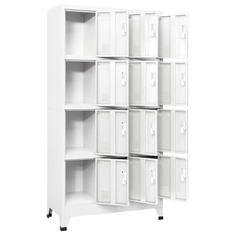 Dulap vestiar cu 12 compartimente, 90x45x180 cm