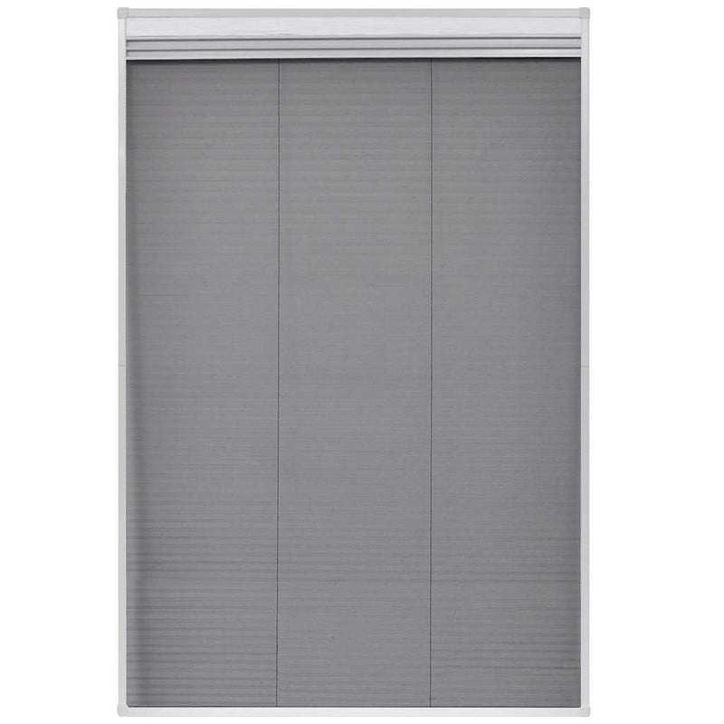 Ecran insecte pentru ferestre, cu umbrar, aluminiu, 80x120 cm