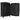 Set de valize din material textil, 3 piese, negru