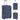 Set de trolere din material textil, 3 buc, bleumarin