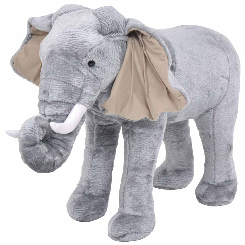 Jucărie de pluș elefant, gri, XXL