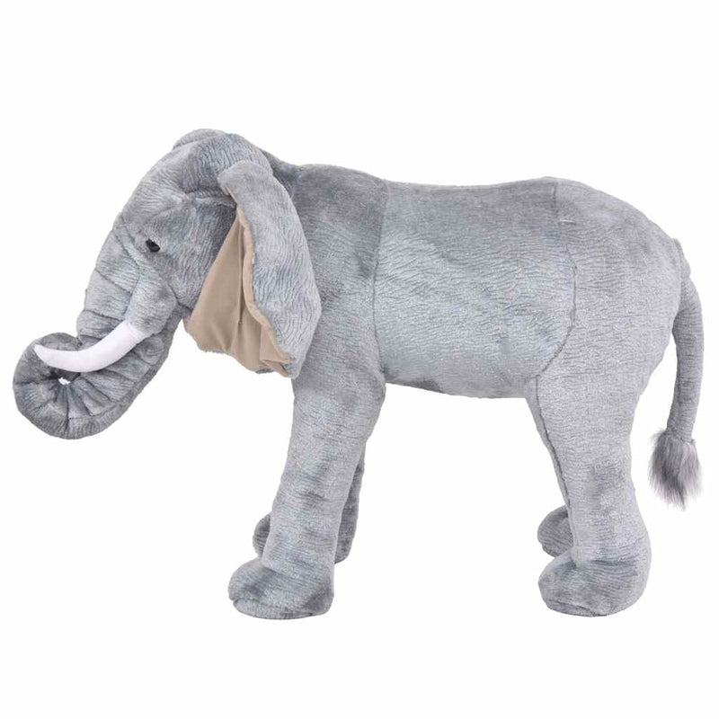 Jucărie de pluș elefant, gri, XXL