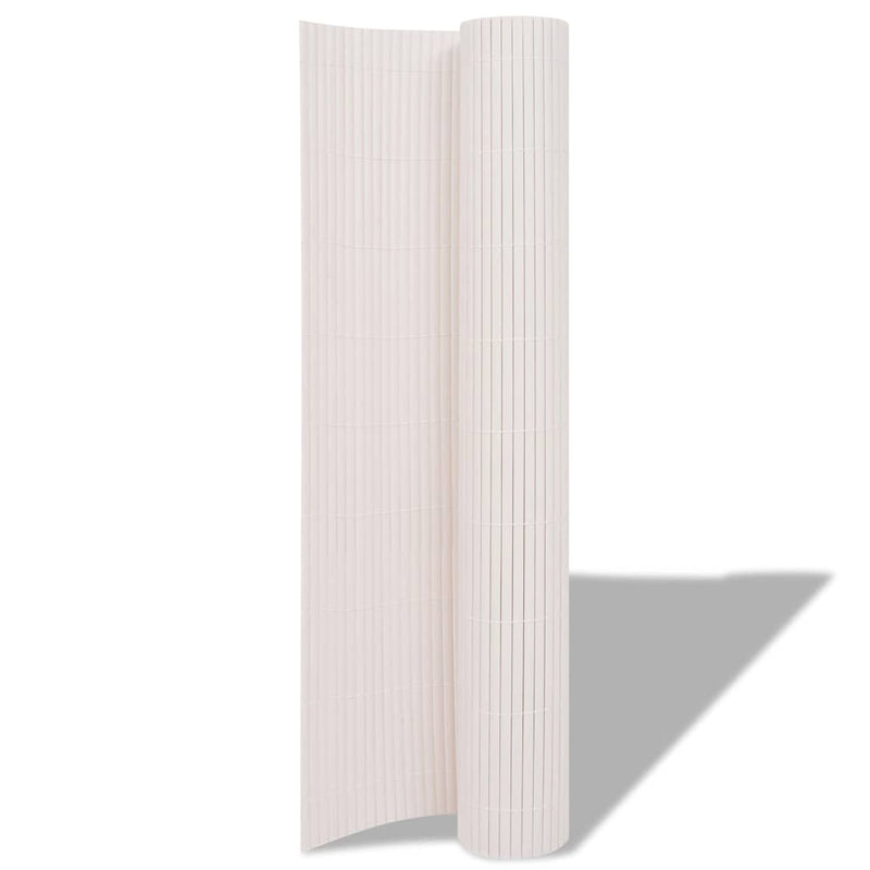 Gard de Grădină Alb 150 x 300 cm PVC