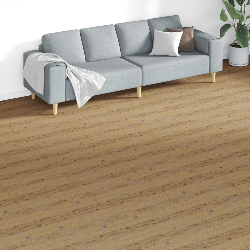 Plăci de Pardoseală Maro Nuc 5,26 m² 18 buc. PVC