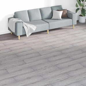 Plăci de Pardoseală Gri închis 5,26 m² 18 buc. PVC