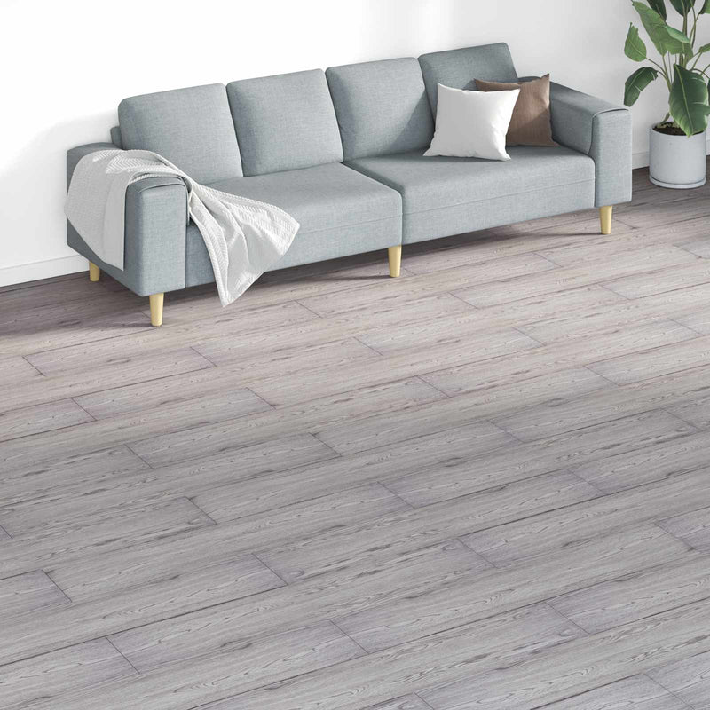 Plăci de Pardoseală Gri închis 5,26 m² 18 buc. PVC