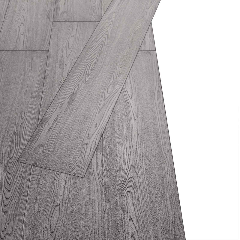 Plăci de Pardoseală Gri închis 5,26 m² 18 buc. PVC